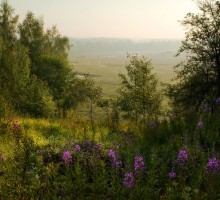 View of the Klyazma by Glubokova / ****  ***