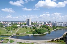 City from a height / ***