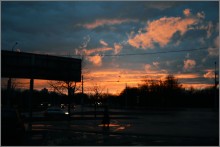 Sunset on the area of \u200b\u200bBangalore. / .....