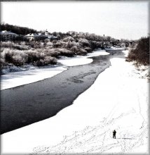 Smalensk. On ratse Dnyapro. / ***