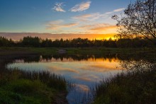 Sunset on the pond / ***