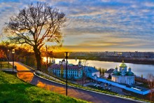 Sunset on the Volga / ***
