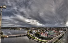 Above the city of Vyborg / ***