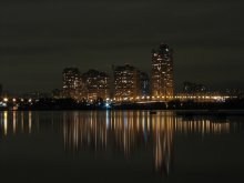 Sapphire on the background of diamonds / ***