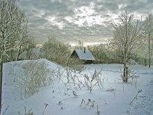 Snow, light, grass and sauna / ***