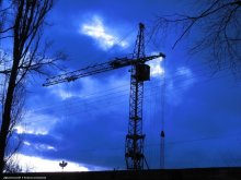Tower kpan and overcast sky / ***