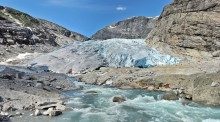 Nigardsbreen glacier. Norway. / Norway. Nigardsbreen.