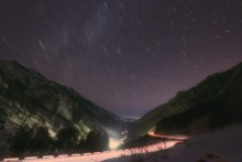 Night at the Big Almaty Gorge / ***