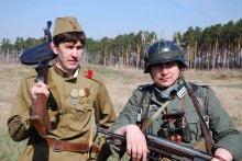 Reconstruction of one of the battles of the Great Patriotic War / ***