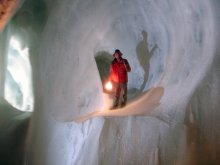 In an ice cave / ***