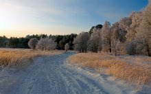 Winter evening .... / ***