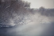 Winter fog over the river / http://max-helloween.livejournal.com/49753.html