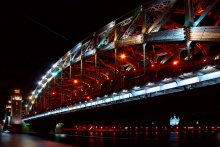 Bridge &quot;Petra Velikogo&quot; / Bridge &quot;Petra Velikogo&quot; in Saint-Petersburg