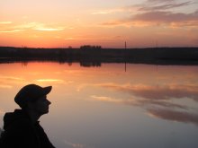 Sunset over Volma and Sasha / ***
