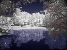 the lake / IR foto