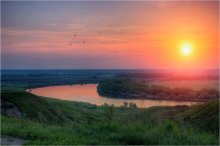 Morning in the floodplain of the Oka / :-)