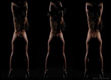 Triptych. Fototeatr of A. Krivitskogo / Triptych. Fototeatr of A. Krivitskogo