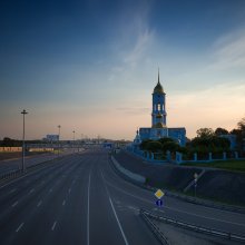 Evening, A church, Mytishchi / ***