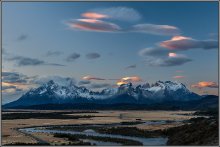 UFO over a flock of Paine Grande / ***