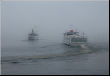 The convoy leaves the mist ... / ***