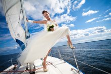 Wedding on a yacht trip, Naroch / ***