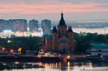 A view of the Alexander Nevsky Cathedral, Nizhny Novgorod / ***