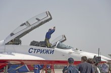 Absolute favorite - Russian Air Force pilot, air show in Belgrade, September 2, 2012. / ***