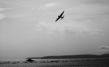 Lancaster over the English Channel / ***