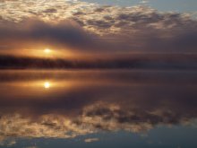 Morning on the Lake Torbeevo. / ***