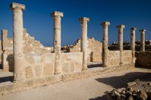 Colonnade of the ancient Paphos / ***