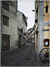 ... In the narrow streets of Riga / ***