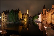 Bruges. Night landscape. / ++++++++++++++