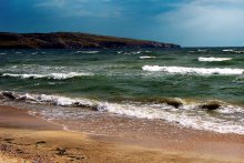 Cape Kazantip. stormy / ***