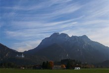 Landscape around the castle of Neuschwanstein, Bavaria. / ***