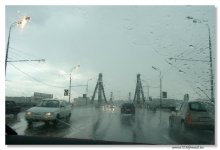 35 * Crimean bridge in the rain / ***