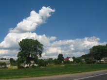 On the road with clouds / ***