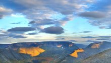 Over the mountains Hibin. / ***