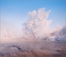 / Fragment frosty morning / / ***