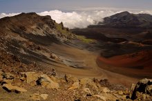 unearthly landscape / Haleakala crater, Hawaii