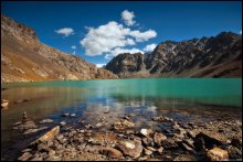 moraine lake Alakol / ***