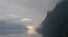 Gloomy morning. Stor Fjord. Norway / ***