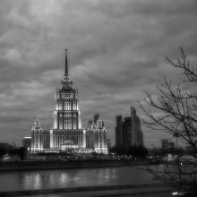 Walk in Moscow (photography by Stalin skyscrapers) / ***
