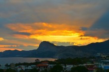 Golden Evening in Sudak / ***