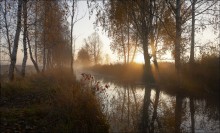 Morning at Elk Island. / ***