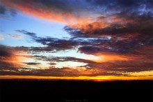 Sunset on the M4 / ***