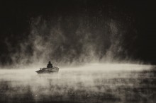 About fog and fishing (B &amp; W) / ***
