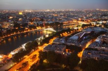Evening lights of Paris / ....................