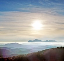 Winter fog turned into rivers of milk ... / ***
