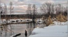 At the onset of winter. / ***