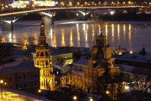 Nizhny Novgorod night. / ***